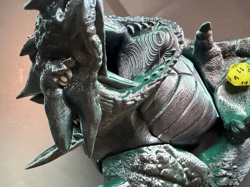 🐲 The Leviathan's Tribute: Articulated Dragon Dice Tower 💎