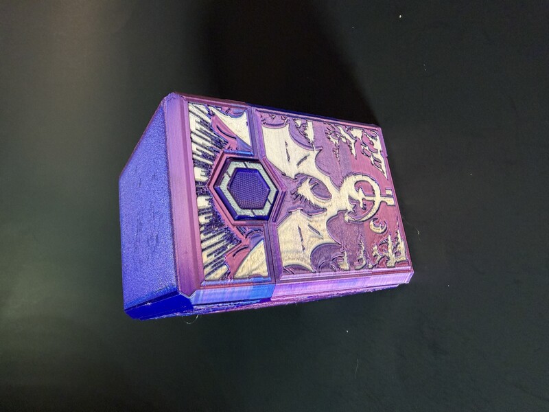 The Astral Wyrm: Dragon-Embossed Deck Vault