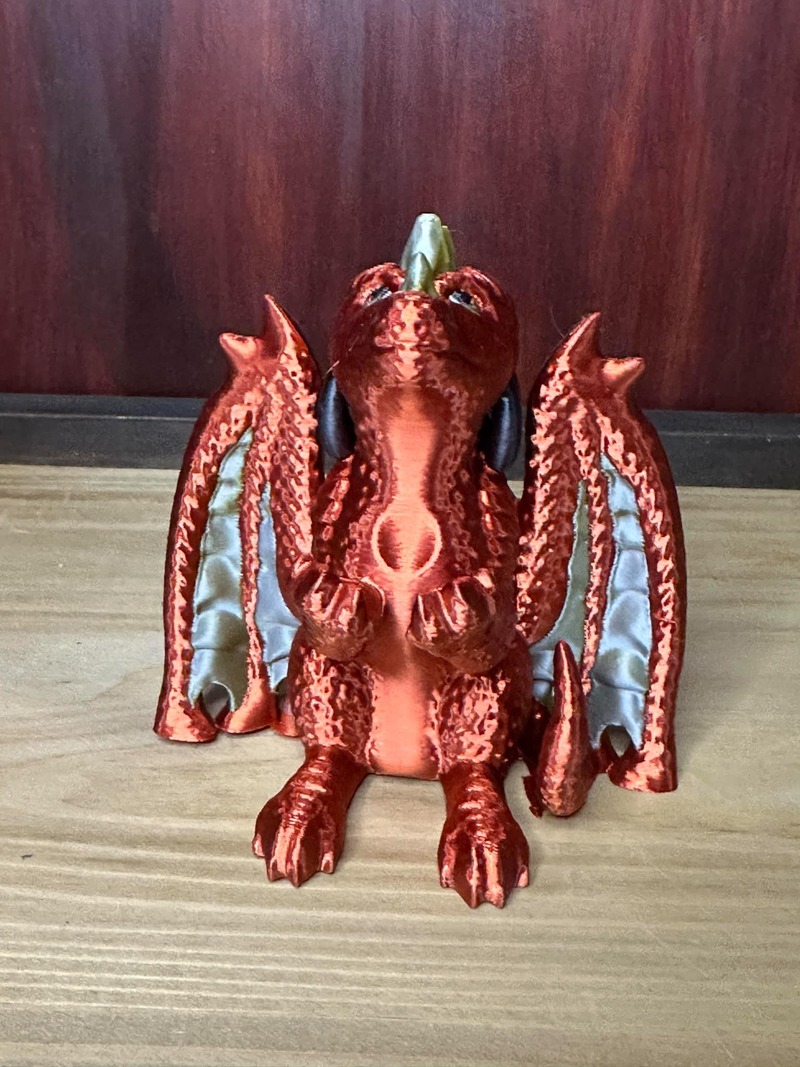 Copper Dragon Dice Holder