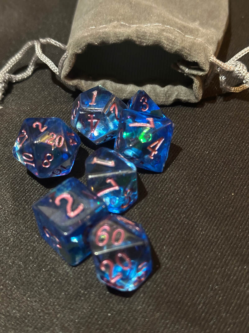 Psionic Depths: One-of-a-Kind 7-Dice Set